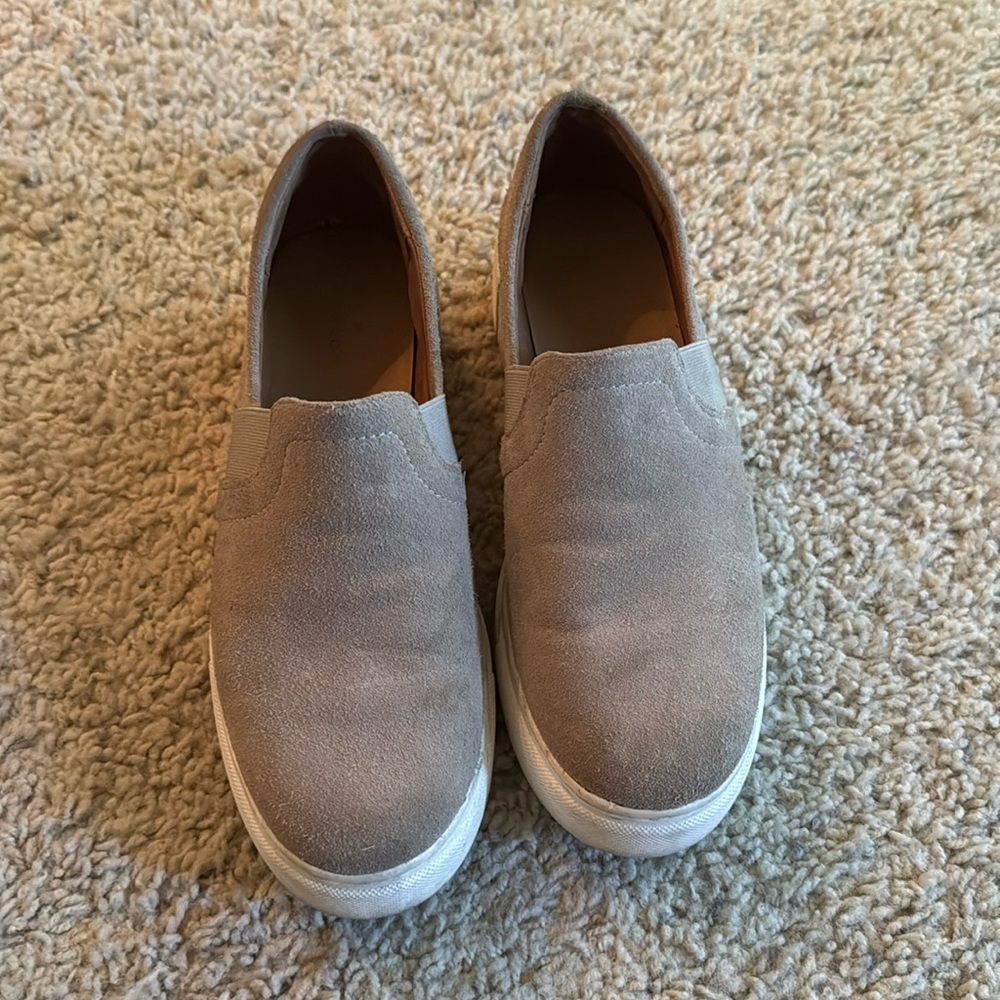 Suede Slip On Shoes